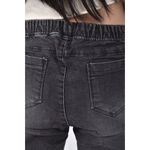 (2XL) 緊身黑色長褲二手衣, , large