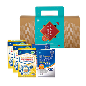 【船井】牛奶鈣魚膠原成長對策禮盒組
