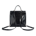 【ZENDAR】限量1折 頂級小牛皮手提包肩背包後背包 維多利亞系列 全新專櫃展示品(金剛黑), , large