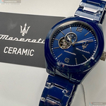 [星晴錶業]MASERATI手錶,46mm,R8823150002寶藍色錶面寶藍錶殼寶藍陶瓷錶帶款, , large