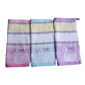 [Kemei Cotton Industry] 12 in the group random excellent no yarn high quality small square scarf / handkerchief / wipe hand towel / wipe sweat towel / saliva towel