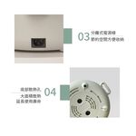 HERAN 3L 7-in-1 Multi-Function Ceramic Electric Pot with Steamer HHP-10SP01S, , large
