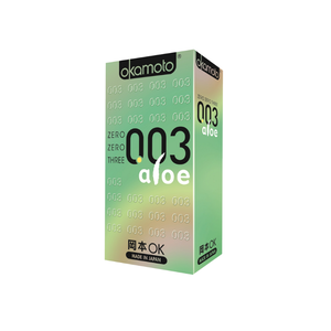 【岡本okamoto】003 aloe蘆薈 10片/盒 保險套