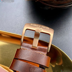 [星晴錶業]GiorgioFedon1919手錶,44mm,GF00026古銅色錶面玫瑰金錶殼咖啡色真皮皮革錶帶款, , large