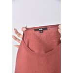 (S) uniqlo質感羊毛純羊毛紅色短袖上衣二手衣, , large