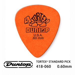 Jim Dunlop Tortex Standard 418R 0.60mm Pick (三片、十片組)【敦煌樂器】