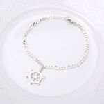 【Angel & Me】船舵 舵輪 掌舵人生 s925純銀手鍊 腳鍊 生日禮物, , large