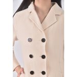 (S) sewing mama大衣杏色外套二手衣, , large