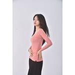 (S) uniqlo粉色長袖上衣二手衣, , large