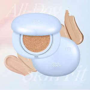 【Universo Mart】韓國Milk Touch 超持妝輕穩特霧氣墊多色 (氣墊正裝+補充替換裝)