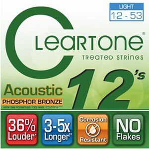 CLEARTONE 7412 民謠吉他套弦 12-53【敦煌樂器】
