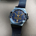 [星晴錶業]MASERATI手錶,42mm,R8853108008寶藍色錶面寶藍錶殼寶藍米蘭錶帶款, , large