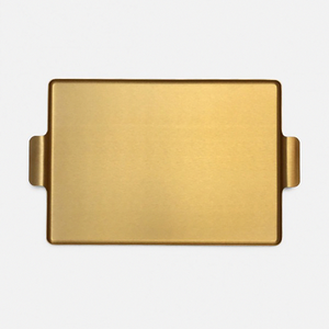 Kaymet - Rectangular Tray - Gold - 37x27.5cm