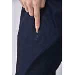 (S) moss club高腰丹寧牛仔棉質素面藍色長褲二手衣, , large