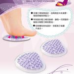 【GelSmart吉斯邁】炫紫前掌減壓墊-1雙(前掌減壓鞋墊、高跟鞋適用、PU-BC171), , large