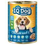【IQ DOG】聰明狗罐頭 （400g*24罐）- 雞肉+米, , large