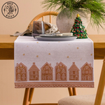 【SOLO歐洲家居】LCW Home 45x120CM 聖誕歐洲城市桌旗 桌布 桌墊 餐墊 土耳其製造, , large