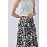(2XL) shein條紋黑色長裙二手衣, , large