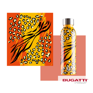 【Bianco di puro 彼安特】BUGATTI 狂野橘豹保溫瓶500ml