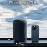 Litume E651 刷毛旅行毛毯 藻綠, , large