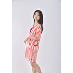 (F) bluedeer條紋粉色洋裝二手衣, , large