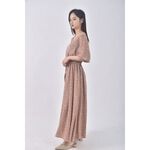 (L) vanessa韓牌碎花氣質粉色洋裝二手衣, , large