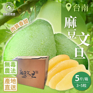 【Home Shopping Network Strictly Selected】Tainan Madou Pomelo 5 catties (3~5 pieces/box)