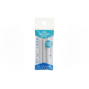 【Pentel 飛龍】HI-POLYMER minic迷你自動塑膠擦替芯 3支入包 12支/盒 ZER82