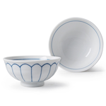 [豐名日本餐具] 4.0"雙中碗 菊割筋 / C04RB0-367, , large