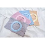 [Kaimei Cotton Industry] 4 in the group, random and excellent, MIT made in Taiwan, 28 taels thick, pure cotton breathable adult bib/spit napkin, exquisite satin plain color, , large