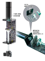 【Y HOUSE】桌上立面收納架(2入/組)-黑色夾具+烤漆黑60cm鐵管, , large