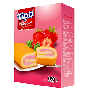 Tipo Miniroll Cake (Strawberry flavour)