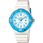 CASIO 卡西歐 迷你運動風指針手錶-藍圈x白 LRW-200H-2BV, , large