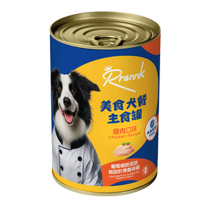 Rrannk瑞可美食犬餐主食罐-雞肉口味400g