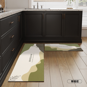 Buy big and get small new technology instant water-absorbent and oil-proof leather soft floor mat