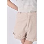 (M) i miss高腰寬鬆杏色短褲二手衣, , large