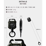 【Leo手機周邊專賣店】ROOT CO. 360度正方形多功能登山扣 / MAG REEL SQR. / 藍色, , large