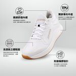 【JONIRO】台灣製 Buzzer 女鞋 百搭小白鞋 運動休閒鞋 白色經典復古款, , large