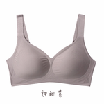 【A&R】歐式無痕美胸顯瘦大尺碼內衣 - 神秘紫,2XL(85EF/90BCD), , large