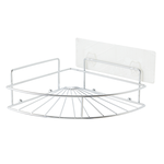 Stainless steel corner shelf, , large