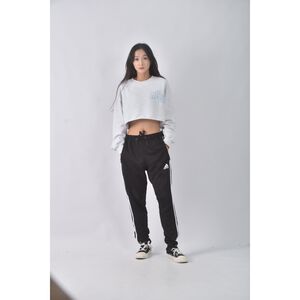 (S) adidas高腰運動黑色長褲二手衣