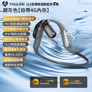 【YOULISN】J11 Air Conduction Waterproof Sports Bluetooth Headphones