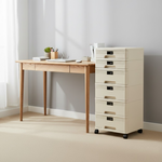 【AOTTO】六層密碼鎖附輪辨公文件收納櫃(AL-612), , large