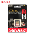 【SanDisk】Extreme 64G SDXC V30 C10 UHS-I U3 記憶卡, , large