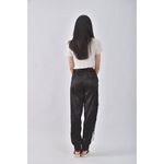 (M) 【德馨私服】ebase質感緞面黑色長褲二手衣, , large