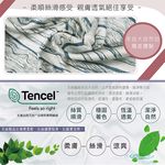 【多利寶寢具】Indian_100%純天絲加大四件式兩用被床包組-亞度尼斯, , large