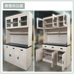 【唯熙傢俱】昂諾鋼刷白4尺石面餐櫥櫃, , large