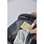 (S) 【安于晴Charlene私服】s bin jeans高腰丹寧牛仔質感藍色長褲二手衣, , large