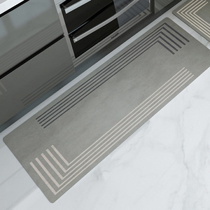 廚房專用珪藻土軟地墊 【括號45*200】 吸水快乾 方便收納 防滑底部 快速吸水 珪藻土地墊  廚房 地墊 軟地墊