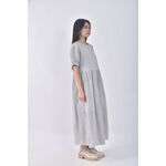 (S) slowand x your mood韓牌質感格紋藍色洋裝二手衣, , large